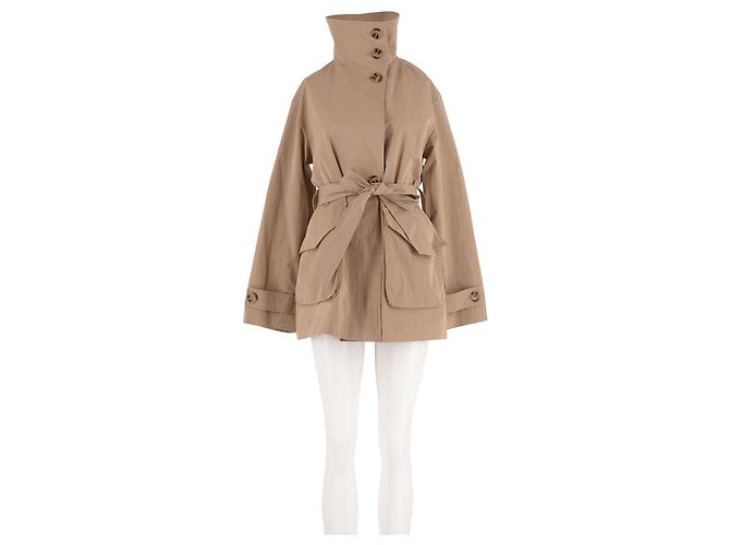 Autre Marque Varley Cropped Jacke Beige