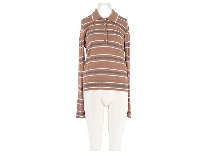 Autre Marque VARLEY Polohemd aus Baumwolle Camel M Kamel