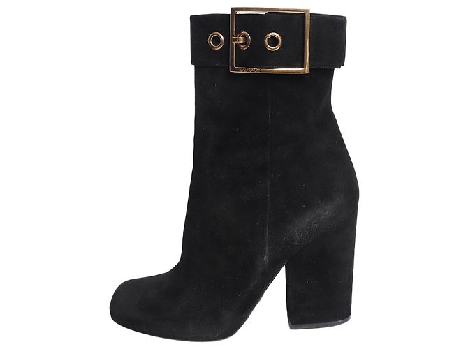 Gucci Black suede ankle boots - size EU 39