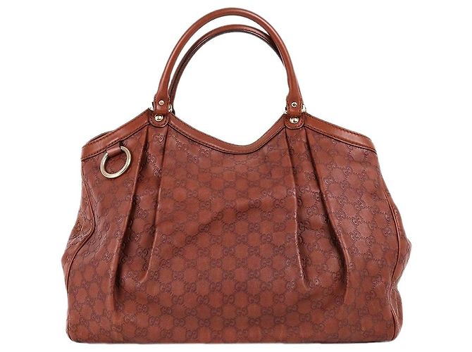 Sac à main Guccissima Sukey marron