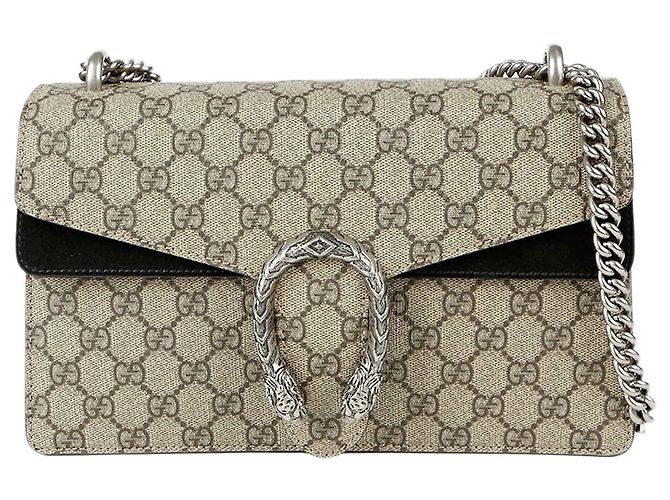 Gucci Borsa a tracolla con catena Dionysus marrone