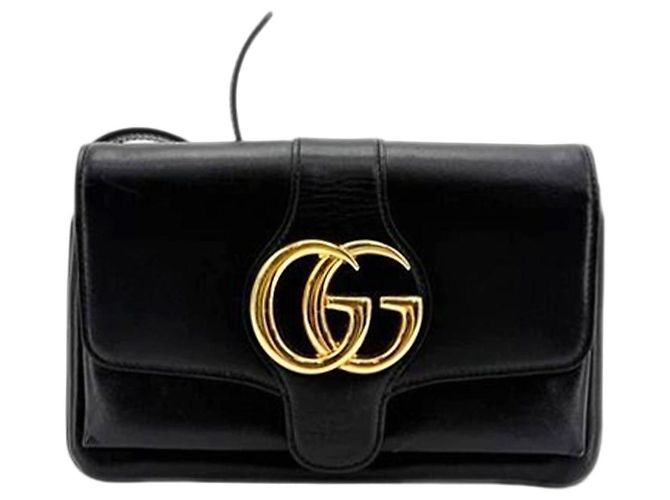 Gucci Borsa a tracolla Arli in pelle nera Nero