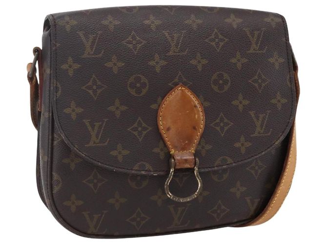 LOUIS VUITTON Monogram Saint Cloud GM Shoulder Bag M51242 LV