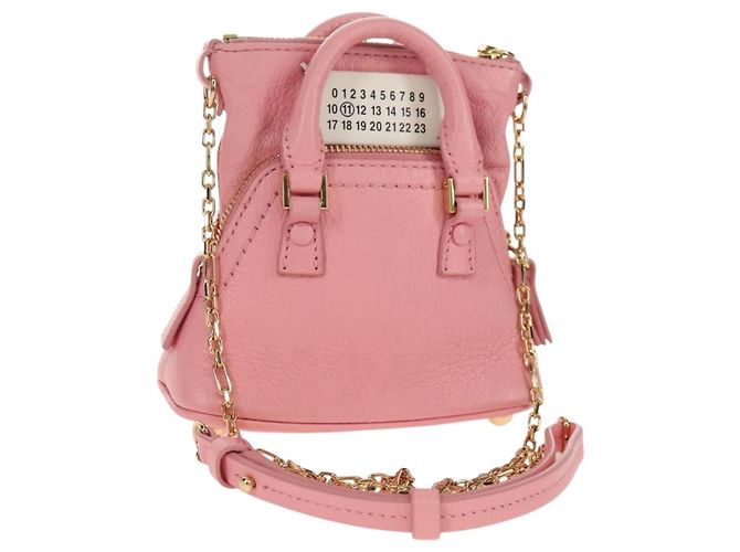Maison Martin Margiela Maison Margiela Chain Shoulder Pouch 5AC Baby Leather 2way Pink