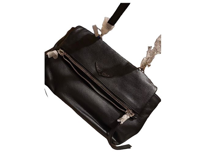 Borsa a mano Zadig & Voltaire in pelle nera Nero