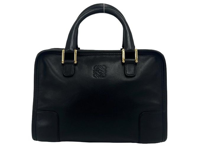 Loewe Amazona Mini Boston Bag Black