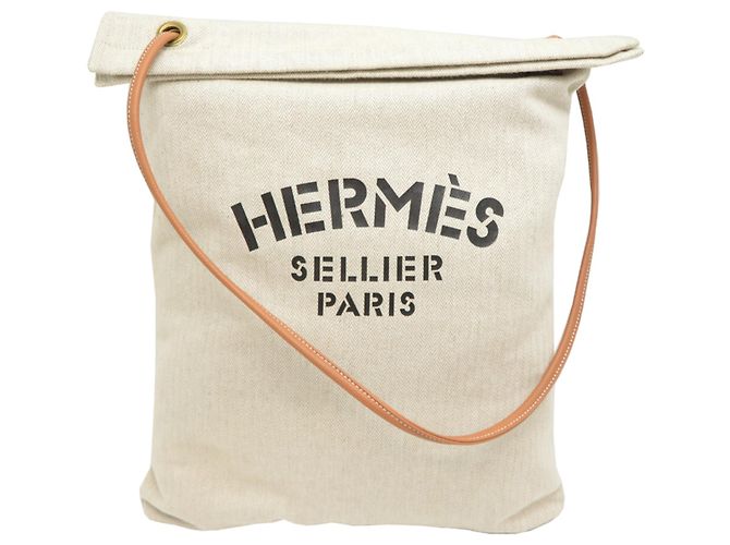 Hermès Borsa a tracolla Hermes Aline GM da donna Beige