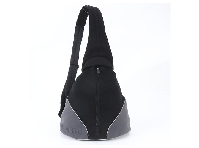 Borsa a spalla Miu Miu Archive Nero
