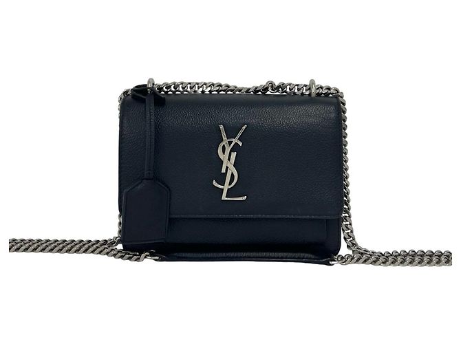 Autre Marque Borsa a tracolla in pelle Sunset Saint Laurent Paris Nero