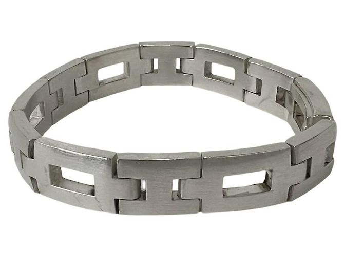 Hermès HERMES Hercules Charm Armband Silber
