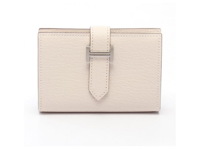 Hermès Hermes Bearn Mini Nata Visitenkartenetui Roh