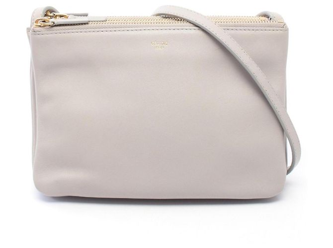 Céline Celine Trio Small Shoulder Bag Marrone
