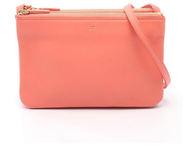 Céline Celine Trio Small Shoulder Bag Pink