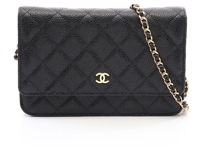 Bolsa de Ombro Chanel Matelassé Preta Preto