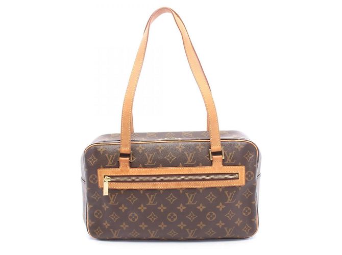 Borsa a tracolla Louis Vuitton Cite GM Monogram Marrone