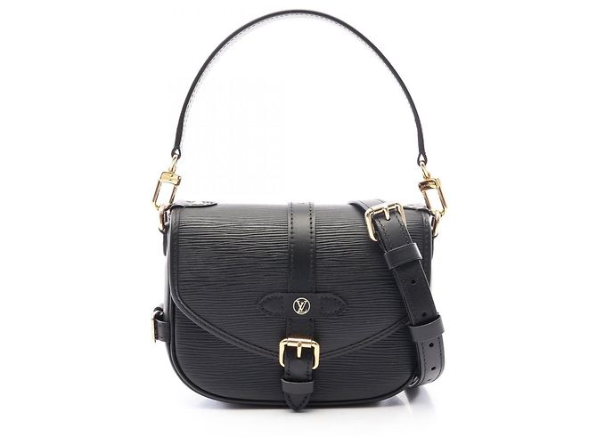 Sac à main Louis Vuitton Saumur BB Epi Noir