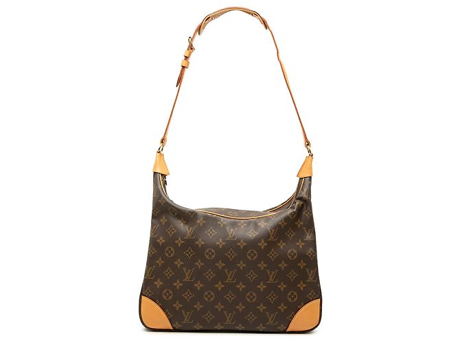 Louis Vuitton Brown Monogram Boulogne 35 Marrom