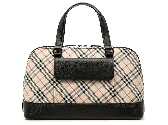 Bolso Burberry Beige Nova Check Canvas