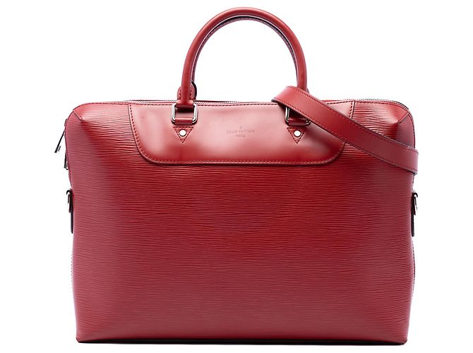 Louis Vuitton Red Epi Porte Documents Jour Rot