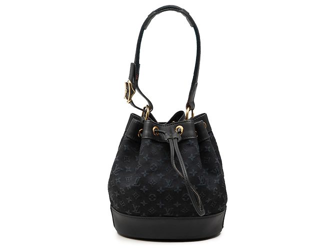 Louis Vuitton Blue Monogram Mini Lin Noelie Bleu Bleu Marine