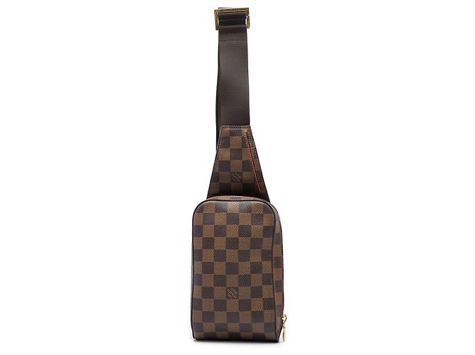Louis Vuitton Brown Damier Ebene Geronimos Marron