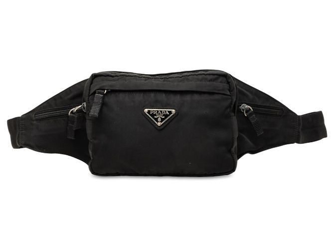Prada Black Tessuto Belt Bag