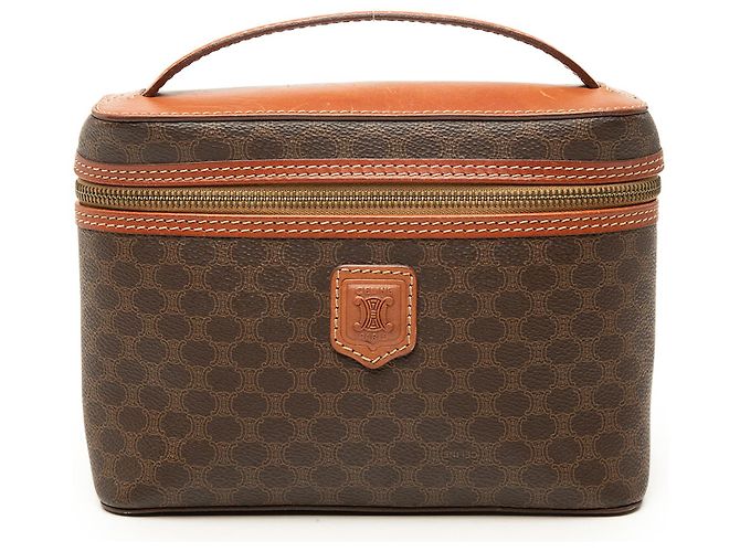 Céline Borsa beauty Celine Brown Macadam Coated Canvas Marrone