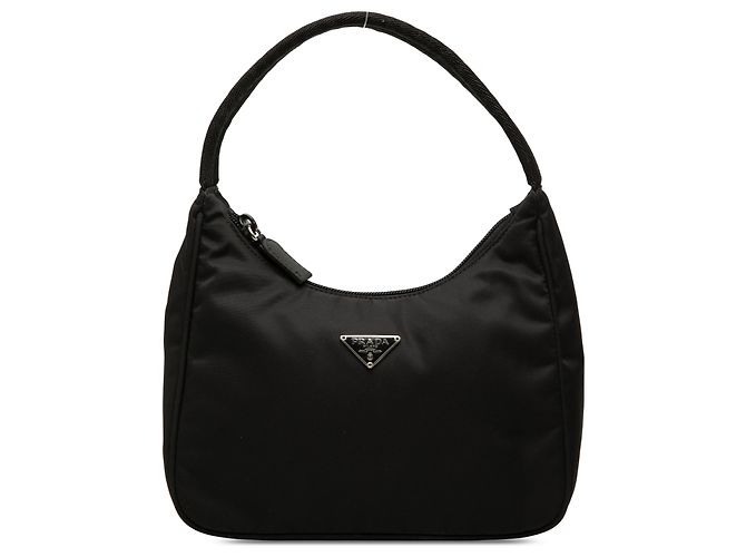 Borsa a tracolla Prada Mini Tessuto Sport Nera Nero