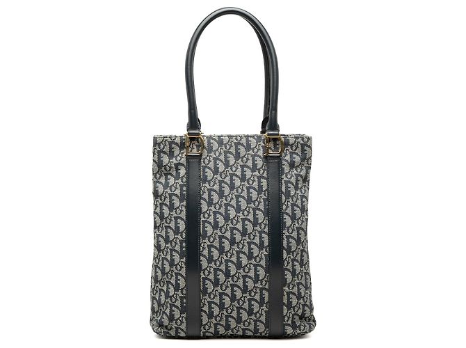 Autre Marque Borsa Tote Dior Blue Diorissimo Trotter Canvas