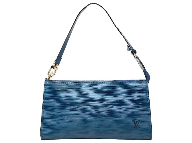 Louis Vuitton Blue Epi Pochette Accessoires Bleu
