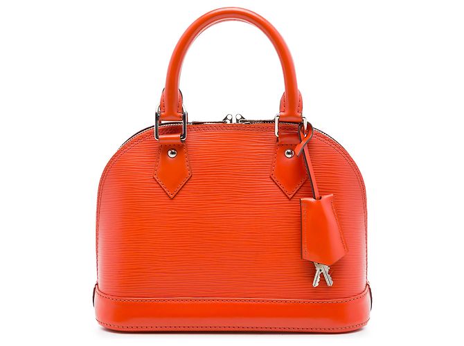 Louis Vuitton Orange Epi Alma BB
