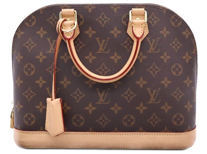 Louis Vuitton Brown Monogram Alma PM Marron