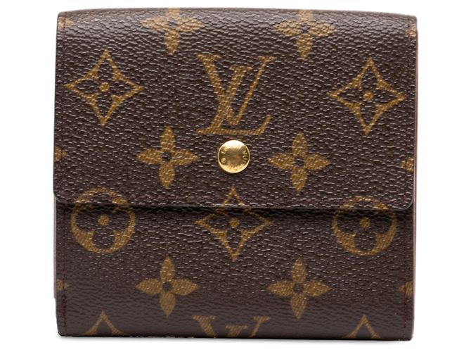 Louis Vuitton Brown Monogram Portefeuille Elise Wallet