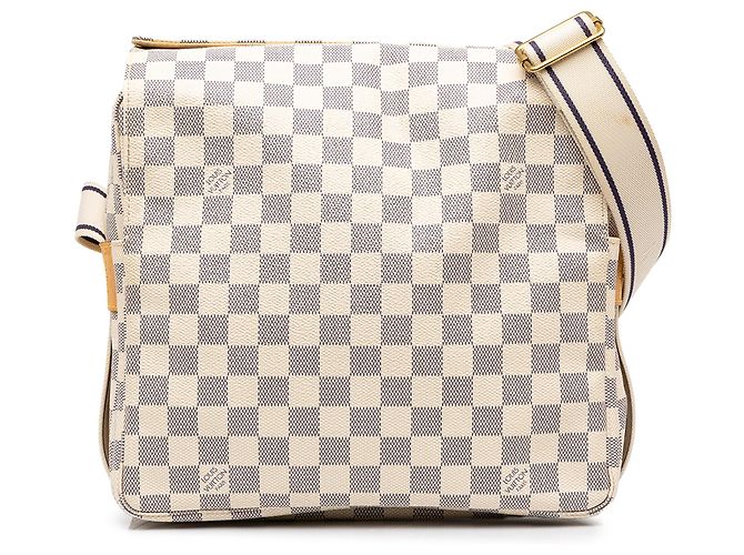 Louis Vuitton White Damier Azur Naviglio Bianco