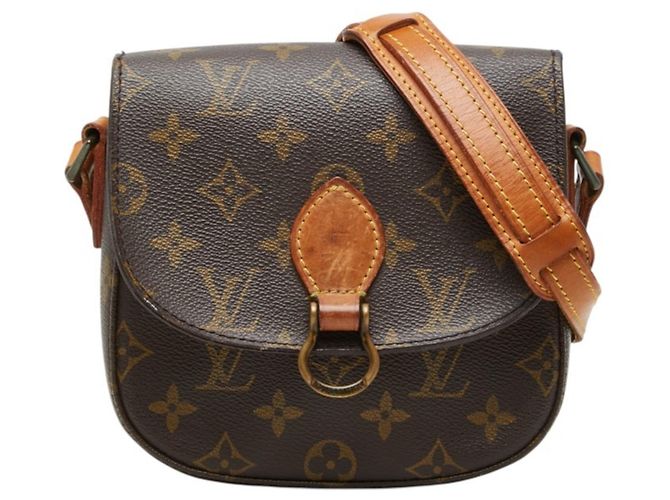 Bolsa Tiracolo Louis Vuitton Monogram Mini Saint Cloud Marrom