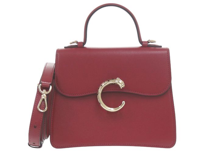 Borsa Mini Panthère C Cartier Rosso