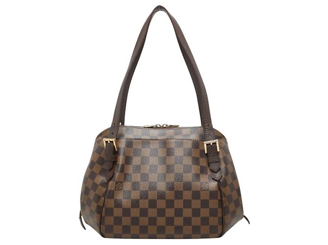 Saco Tote Louis Vuitton Damier Belem MM Marrom