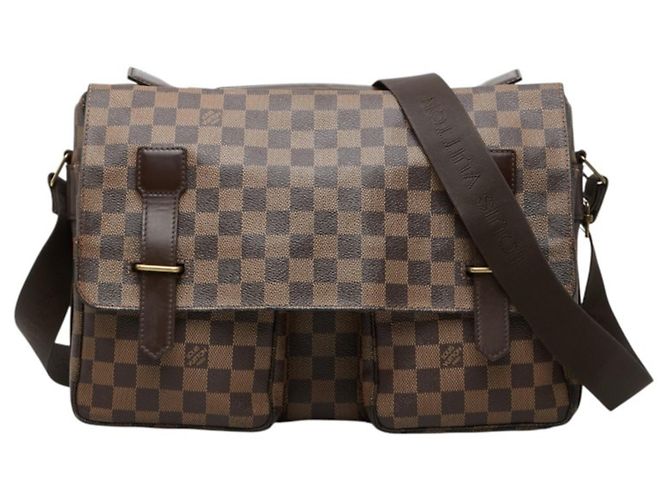 Borsa a mano e a tracolla Louis Vuitton Damier Broadway Marrone