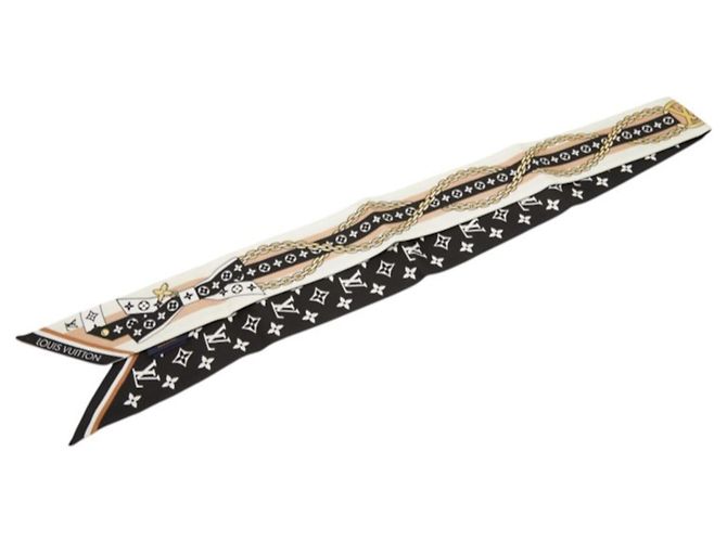 Louis Vuitton Bandeau BB LV Bow Scarf Nero Multicolore