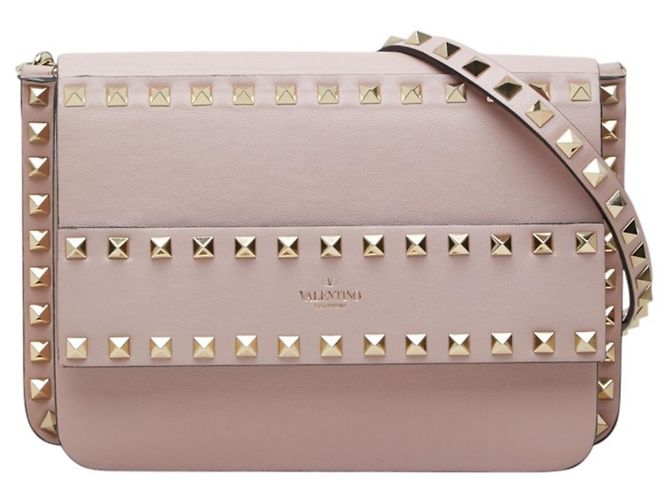 Bolsa de Ombro Valentino Rockstud Rosa