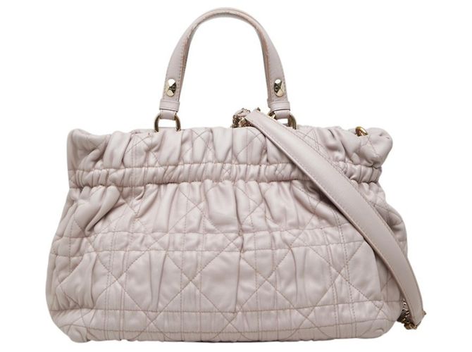 Bolsa Christian Dior Dior Cannage Rosa
