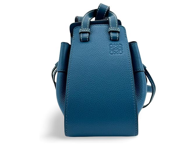 Loewe Hammock Leather Mini Azul