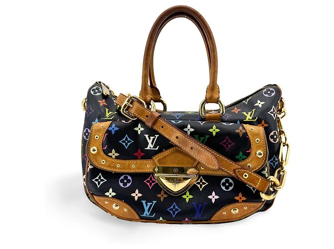 Louis Vuitton Rita Monogram Multicolor Schwarz