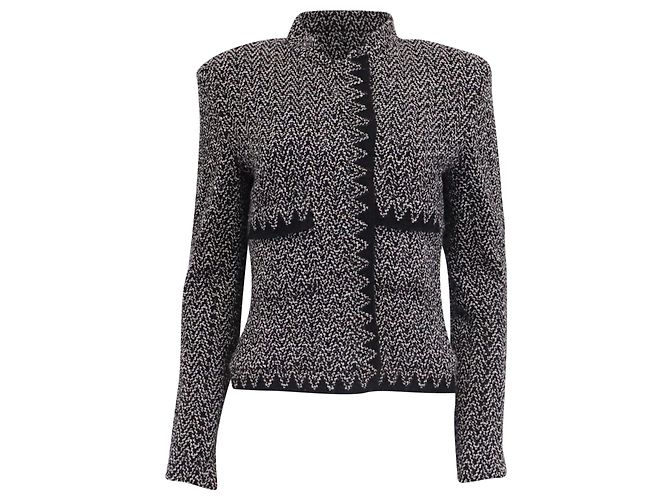 Timeless  Chanel Paris-Cosmopolite Jacket in Black Wool