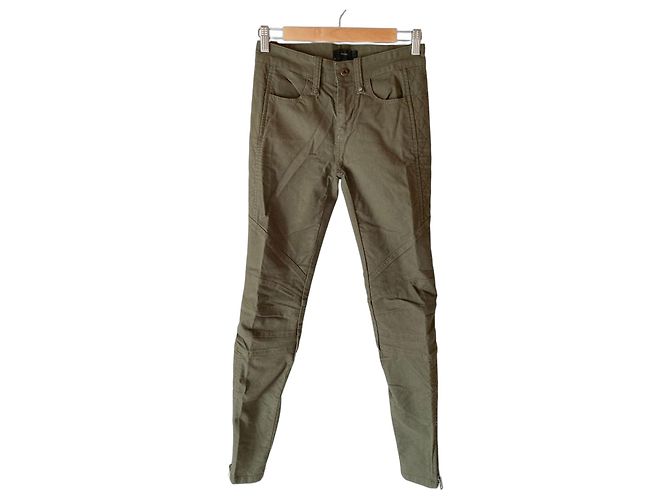 Autre Marque Pantaloni Diesel Stretch Biker Pants Verde