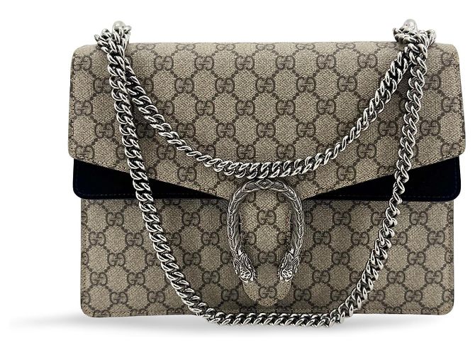 Gucci Dionysus GG Coated Canvas Small Beige