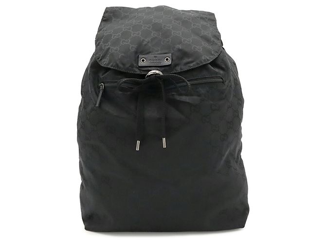 Gucci GG Nylon Backpack Black