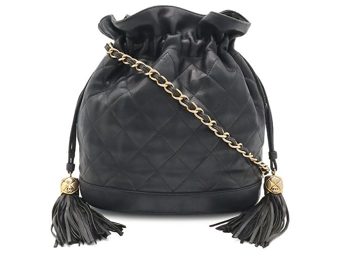 Borsa a spalla CHANEL Matelassé Nero