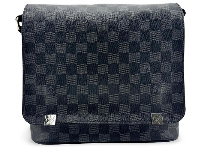 Louis Vuitton Daniel Messenger Damier Graphite PM Preto