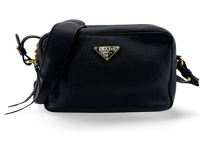 Prada Camera Vitello Phenix Small Black